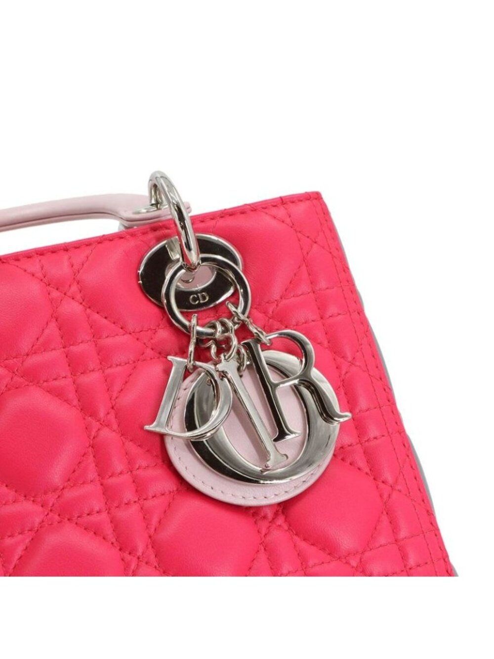 Christian Dior Cannage Lady Medium 2way Hand Bag - Picture 9 of 10